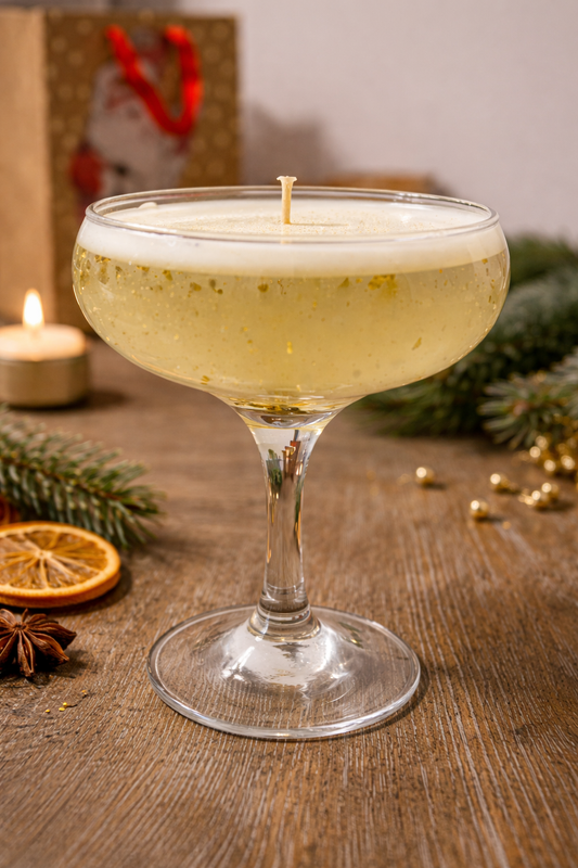 Champagne Coupe Candle
